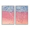 Stupell Industries Minimalist Aerial Beach 2 pc Framed Giclee Wall Art Set Design by Nataly White